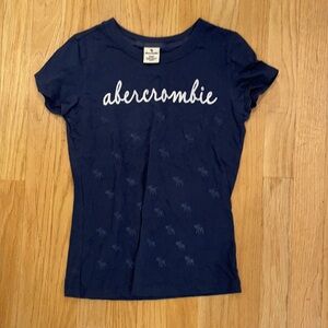 Navy Abercrombie kids t shirt